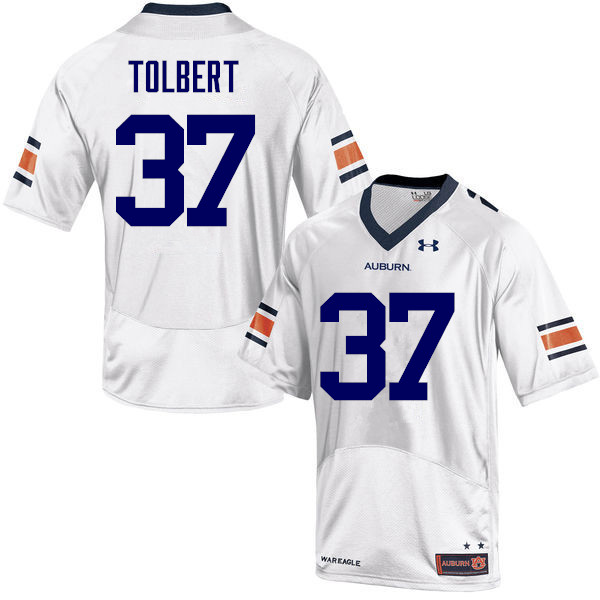 Men Auburn Tigers #48 C.J. Tolbert College Football Jerseys Sale-White